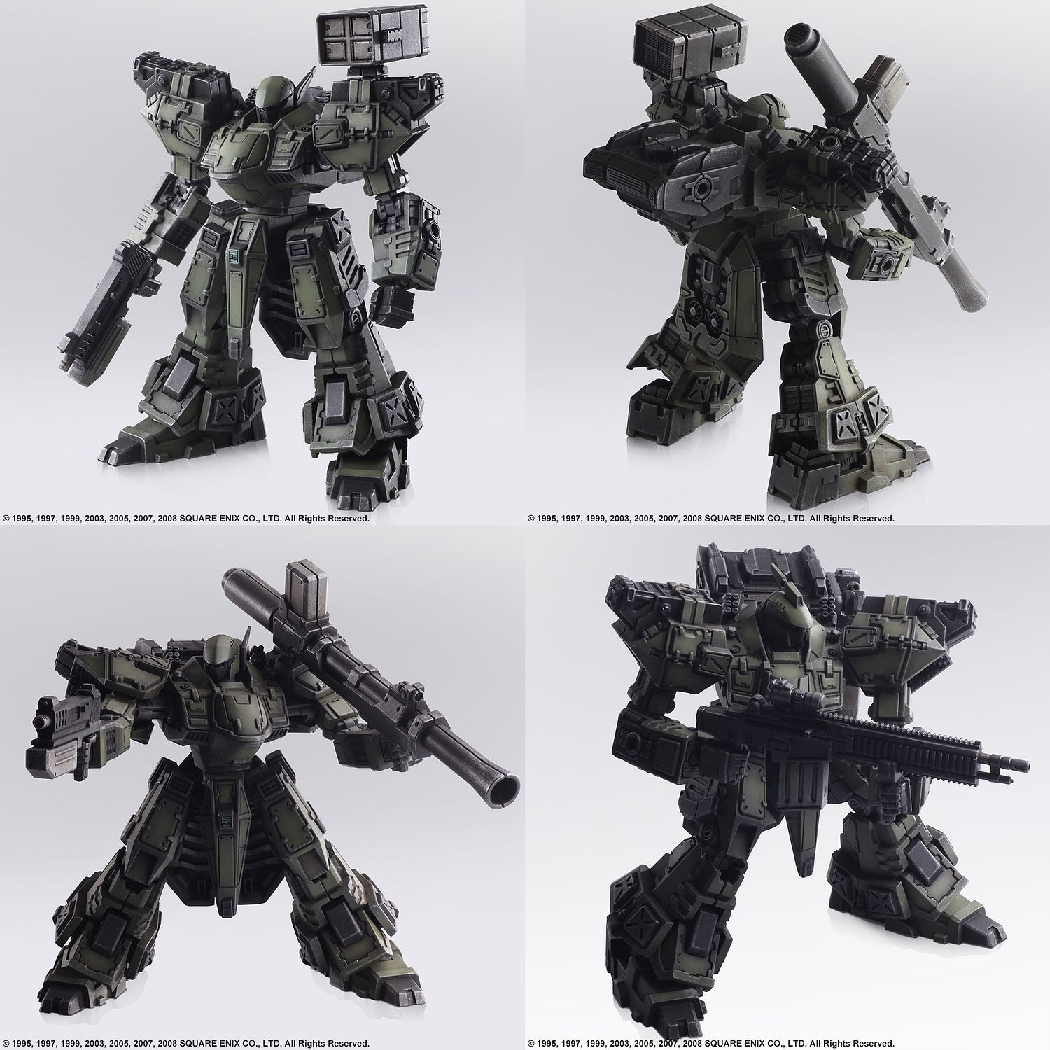 FRONT MISSION 2ST WANDER ARTS (หุ่น4รุ่น) ZENITH URBAN CAMO VER (ยกบ๊อกซ์) ประกอบและทำสีเอง