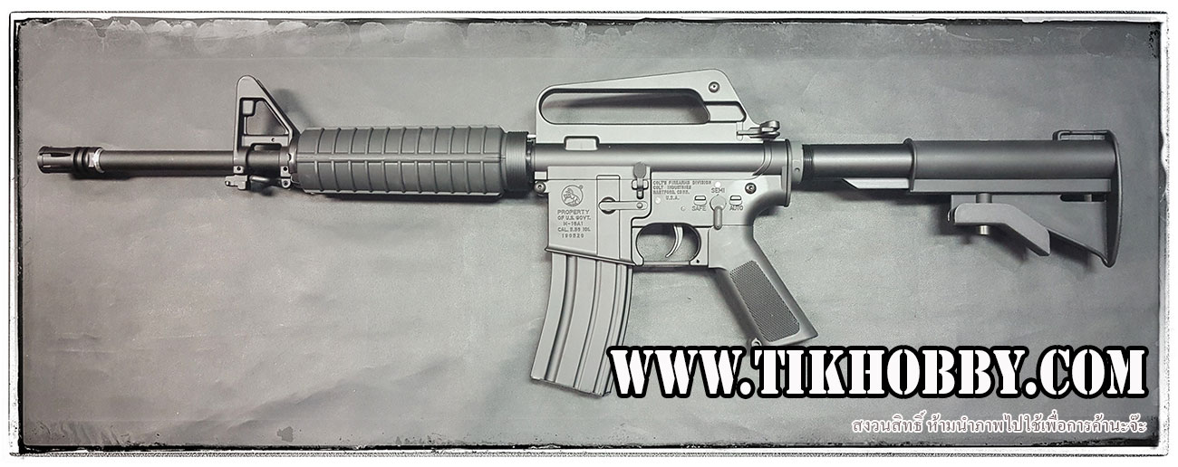 ปืนอัดลม ไฟฟ้า จาก E&C บอดี้ M-16A1(E&C329) ที่สายเวียดนามควรจะเก็บ