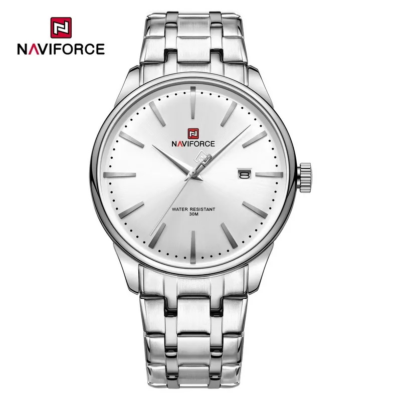 นาฬิกา Naviforce รุ่น NF9230 SIL ของแท้ รับประกันศูนย์ 1 ปี ส่งพร้อมกล่อง และใบรับประกันศูนย์ ราคาถูกที่สุด