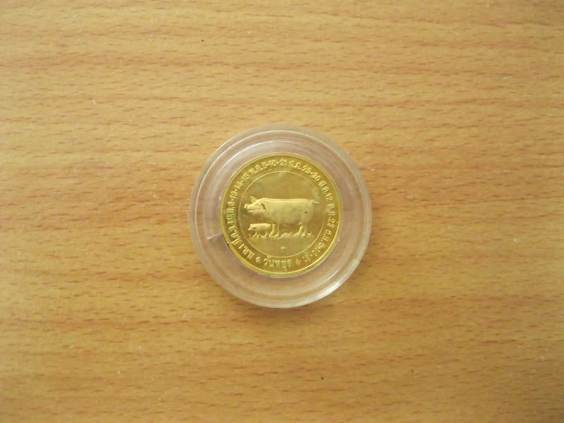 เหรียญหมูเหรียญวันหยุดวันอาทิตย์ปี2550 (3243)
