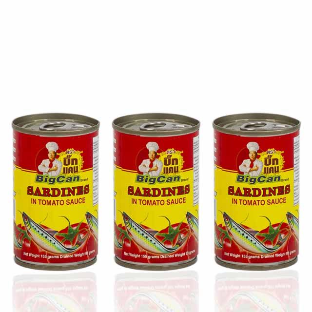 Caned fish sardines size 155 g - Big can