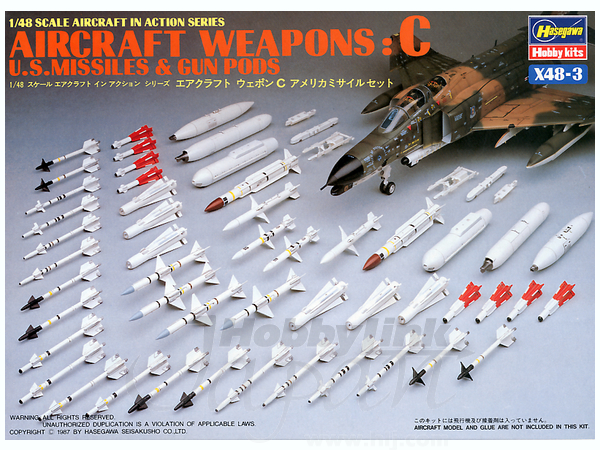 Aircraft Weapon Set C (1/48) Hasegawa