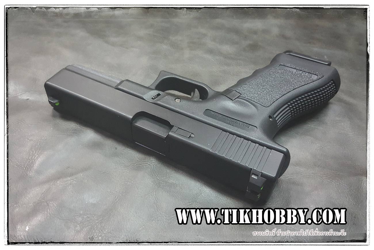 ปืนสั้นระบบแก๊สโบลว์แบล็ค รุ่นGlock17 แก๊ส PasaiDon