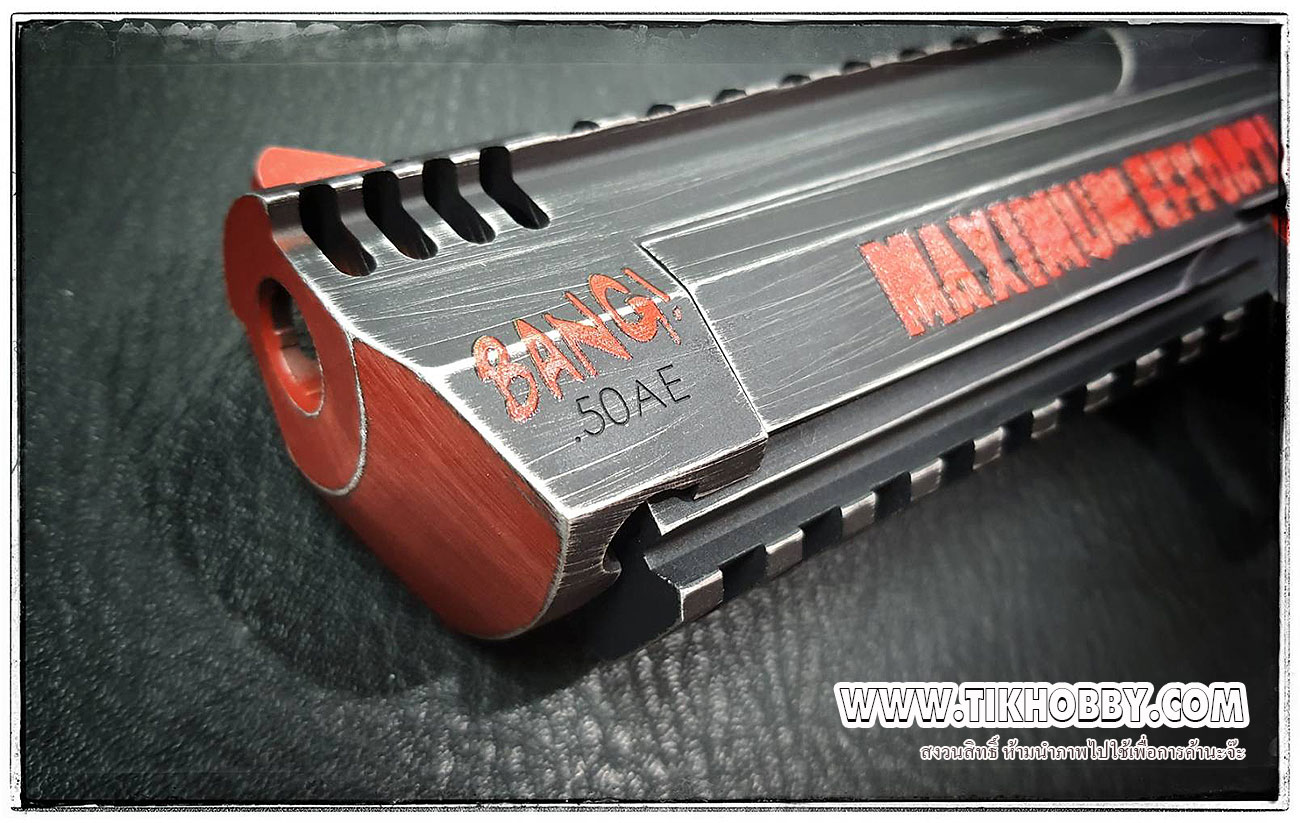 Dead Pool ปืนสั้นระบบแก๊สโบลว์แบล็ค รุ่น Desert Eagle จาก Cyber Gun สีดำ ระบบแก๊สทั่วไป