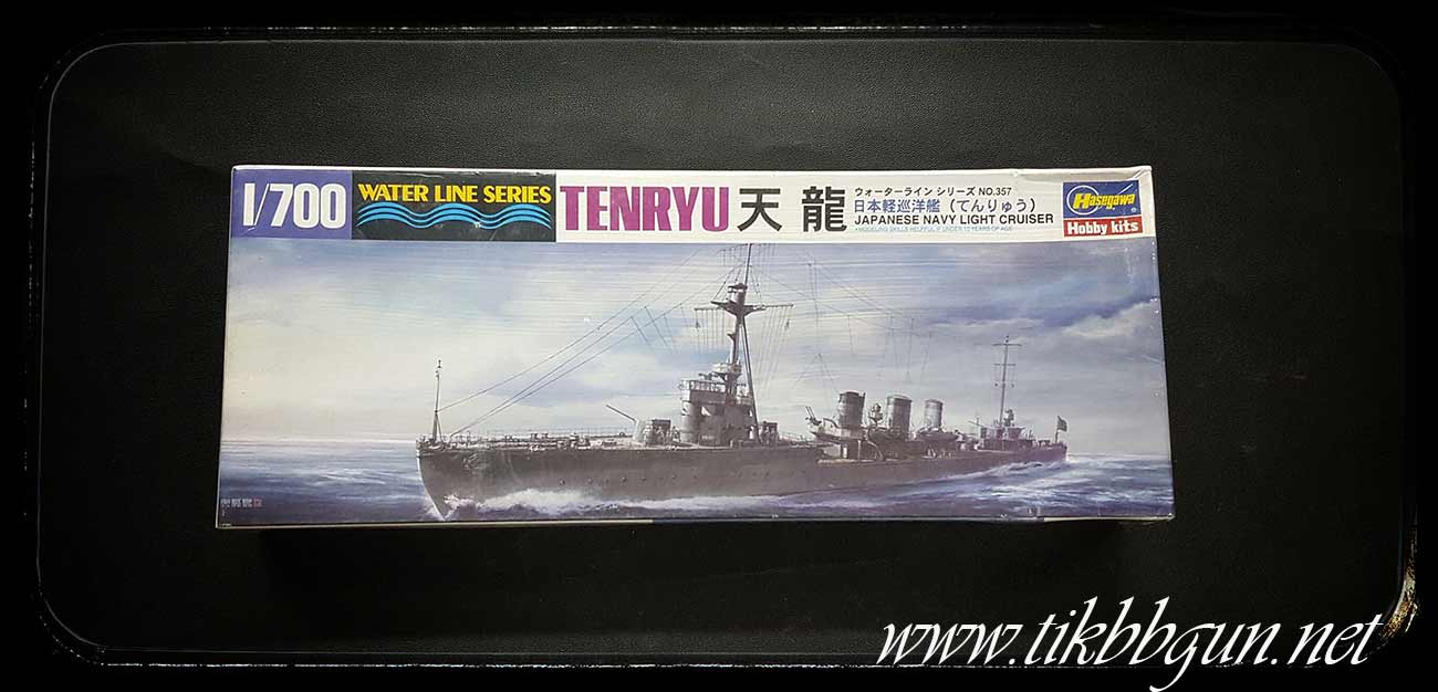 เรือLight Cruiser TENRYU ขนาด 1/700 Hasegawa (HA357) WatarLine