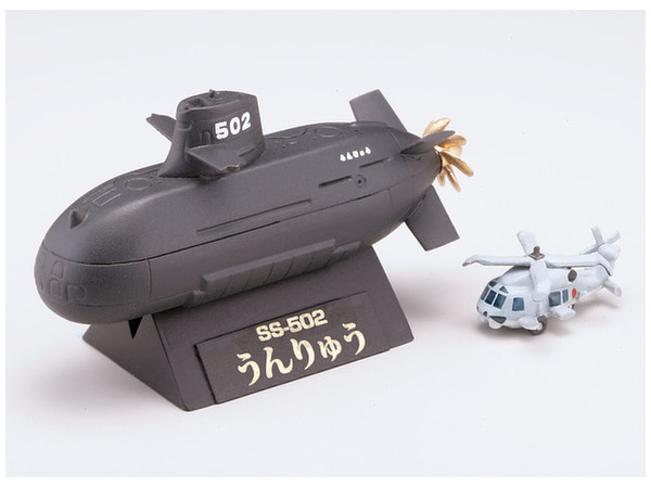 เรือพิฆาตและเรือดำน้ำจิ๋ว Chibi Scale Destroyer Submarine: 1 Box (10pcs) by F-Toys