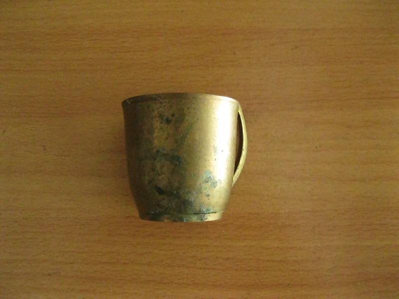 ถ้วยกาแฟ ทองเหลือง มีหูจับ (4190)