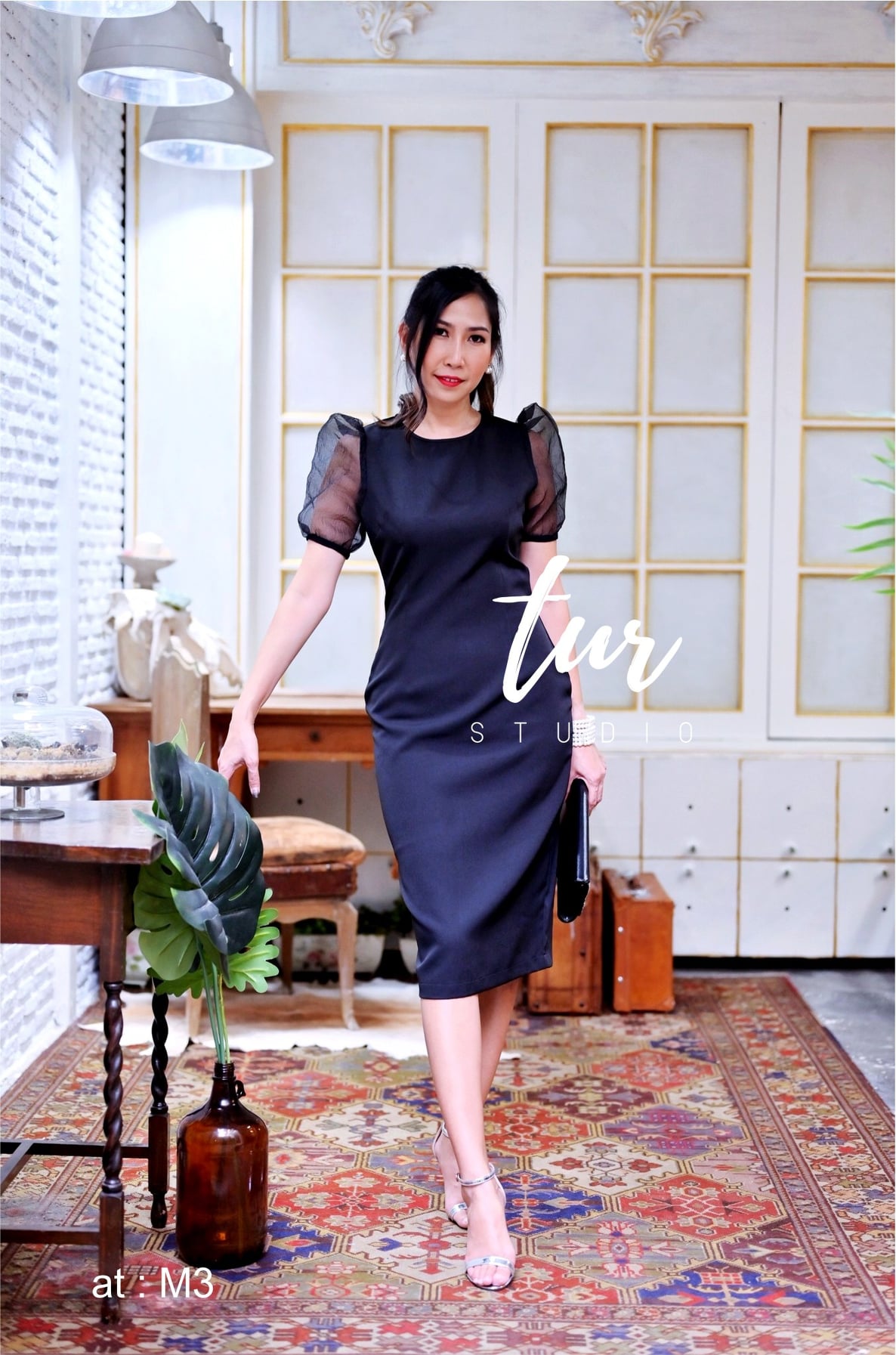 เดรสสีดำ เดรสทรงBasic แต่ใส่สวยสไตล์คุณหนู S-3xl (ดำ ขาว ชมพู เทา แดง)