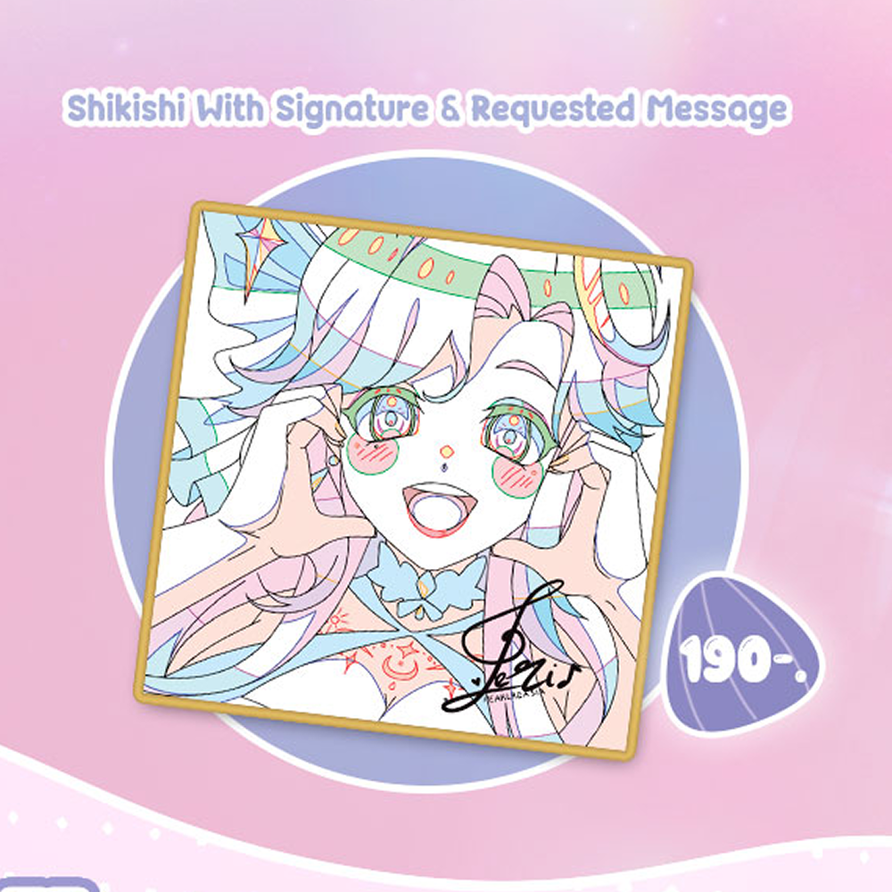 [ Pearlreasia ] Birthday Merchandise - Signed Shikishi & Requested Message