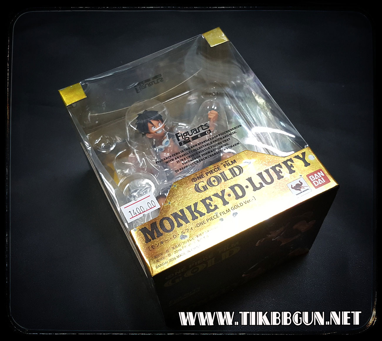 Figuarts ZERO Monkey D Luffy ONE PIECE FILM GOLD Ver. by Bandai ของแท้เท่านั้น