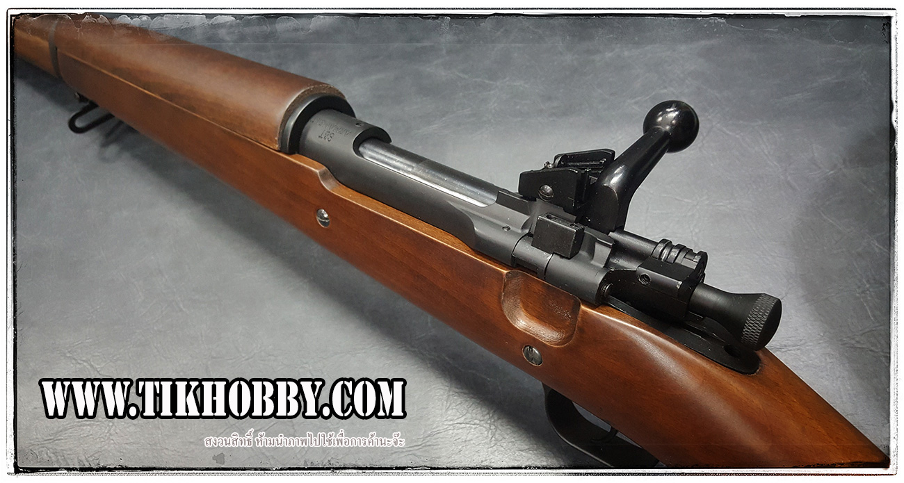 ปืนอัดลมเบาแบบชักยิงทีล่ะนัด รุ่น 1903 เหล็กจริง ไม้แท้