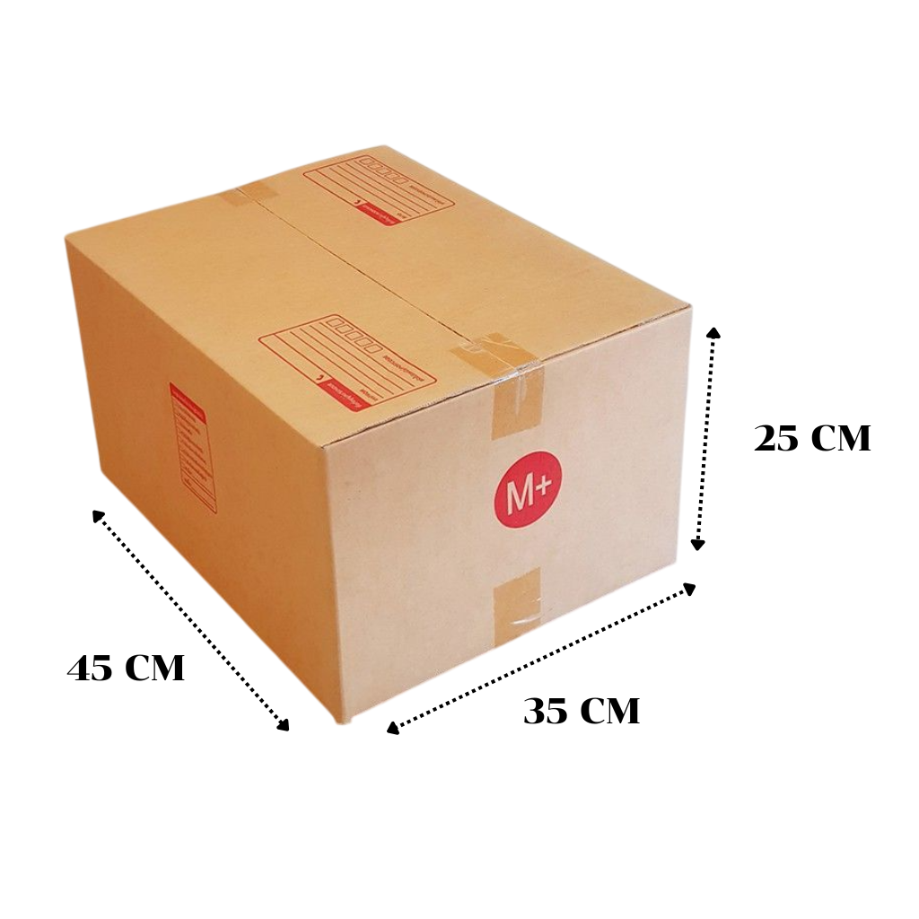 กลองพัสดุ M+ ขนาด 453525ซม.1มัด10ใบ