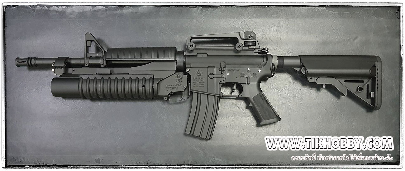 ปืนไฟฟ้า จาก E&C รุ่น 701S4 CyberGun หรือ M4A1+M203