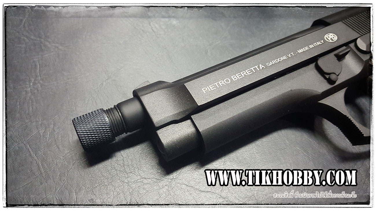 ปืนสั้นระบบแก๊สโบลว์แบล็ค รุ่น M92 สีดำ จาก SRC