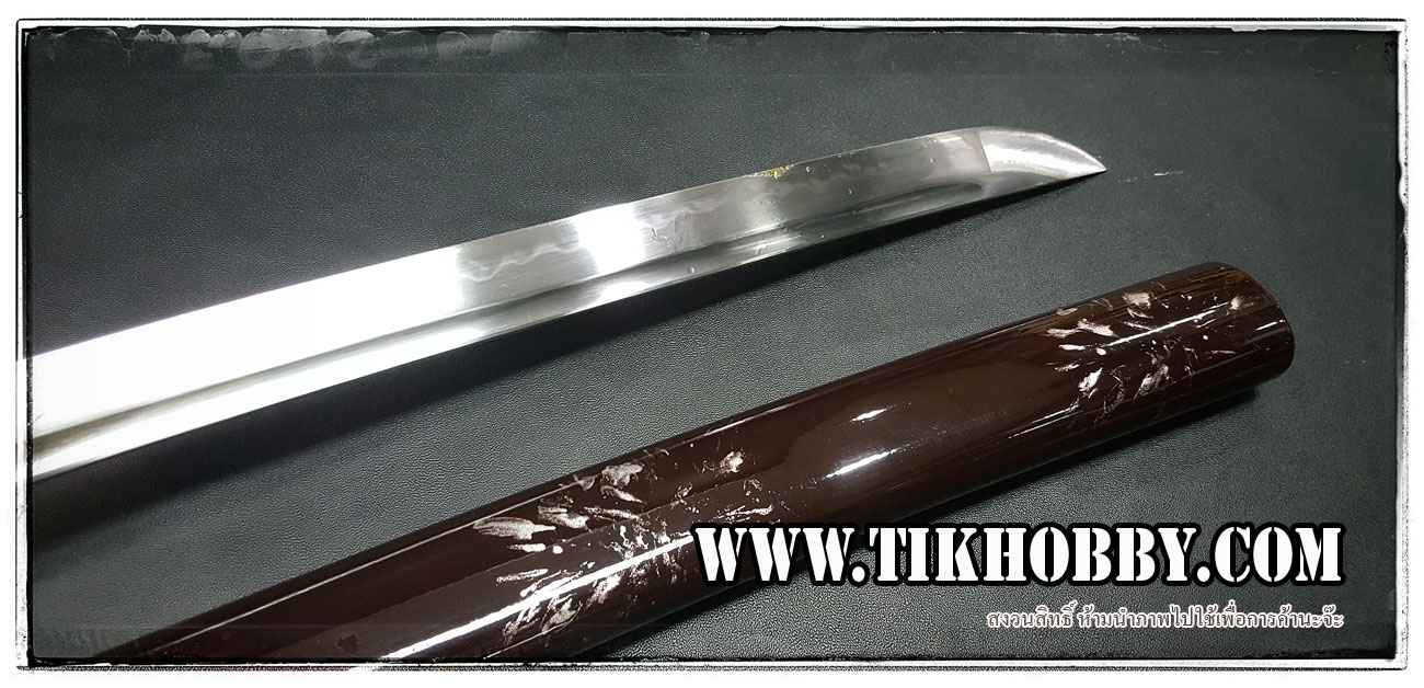 ดาบซามูไร เปิดคม รุ่น Top เหล็ก 1060 รหัสความสวย 0325-1