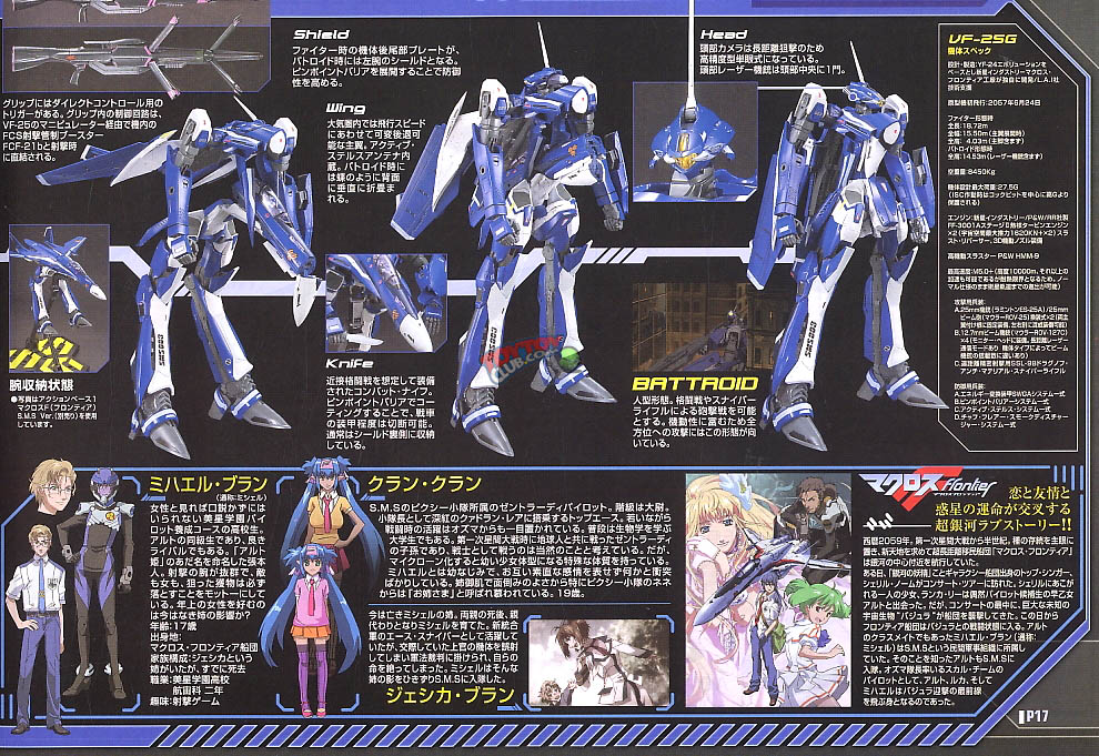 VF-25G Messiah Valkyrie Michel Type ภาค Macross Frontier