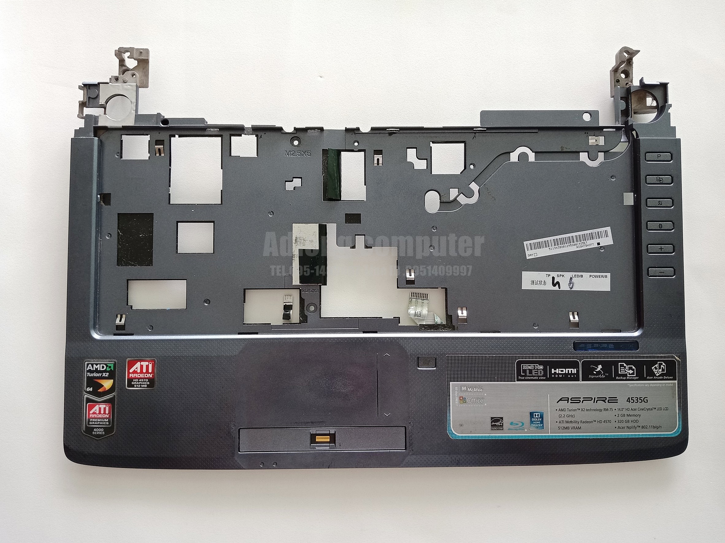 บอดี้บนโน๊ตบุ๊ค Acer aspire 4535G