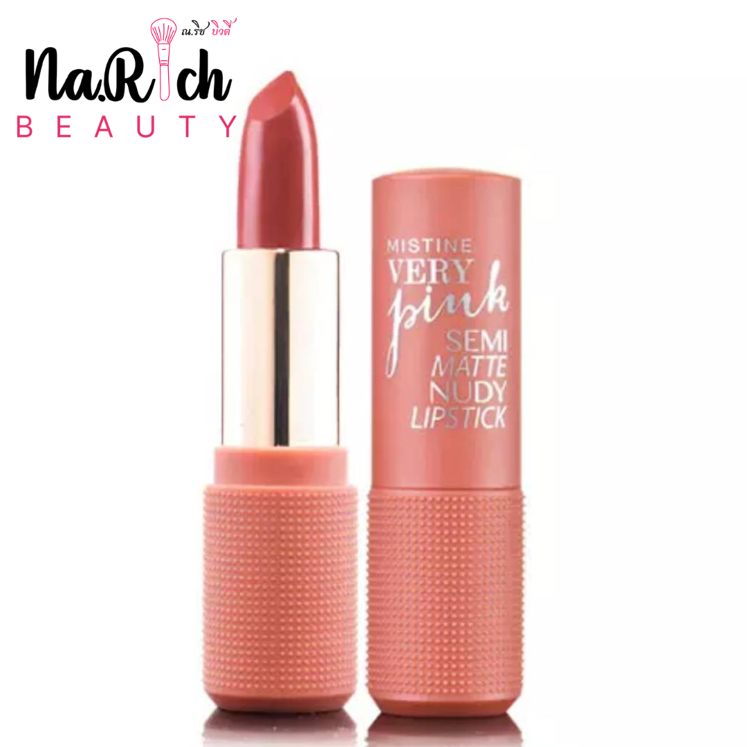 Mistine Very Pink Semi Matte Nudy Lipstick 3.6 g.