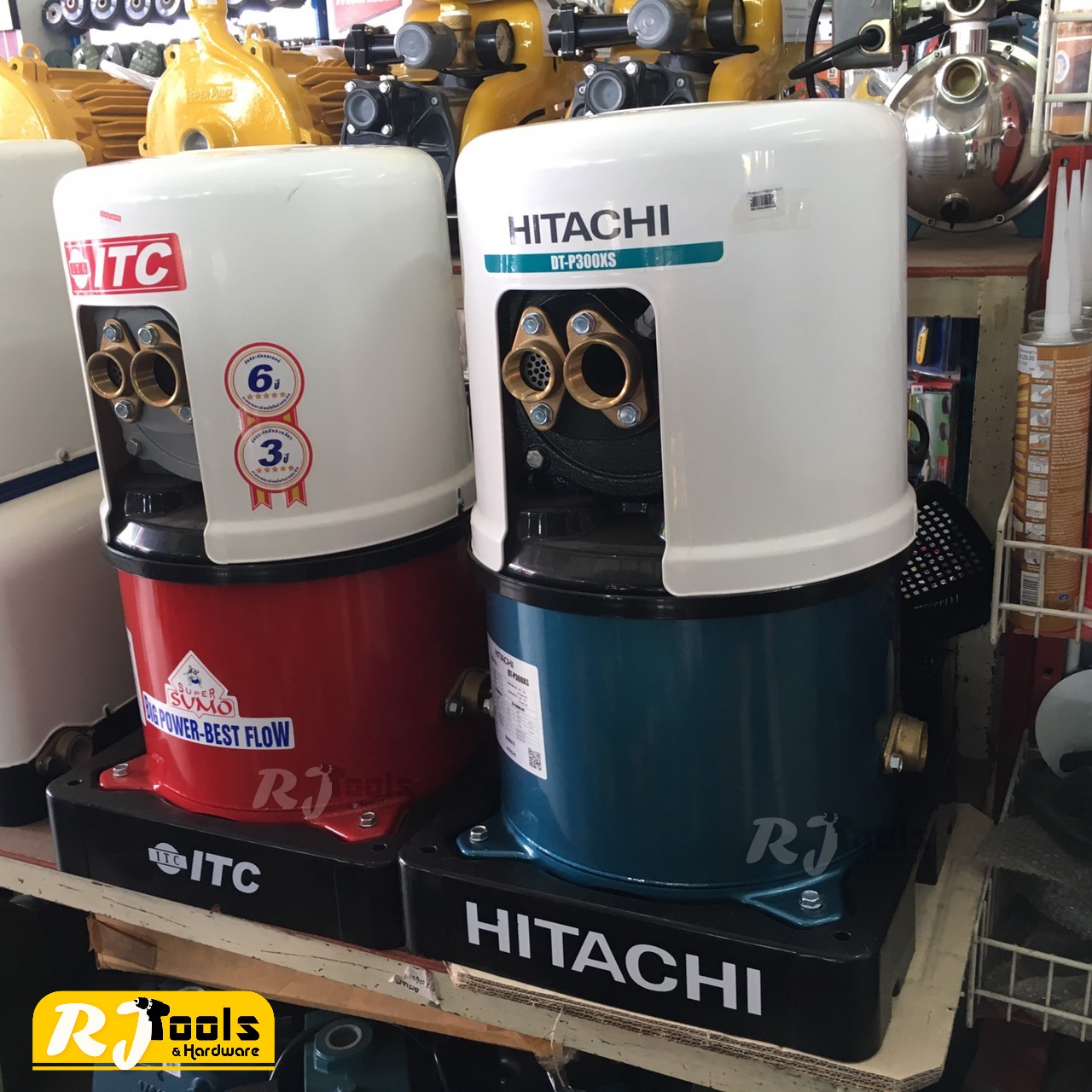 Hitachi ปั้มน้ำอัตโนมัติสำหรับดูดน้ำลึก เจ็ทคู่ ขนาด 300 วัตต์ รุ่น DT-P300 (คละซีรี่ย์ GX, XX, XS กรุณาสอบถามทางแชท)