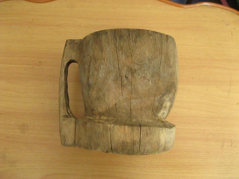 ครกไม้ มีหูจับ อันที่7 (4525)