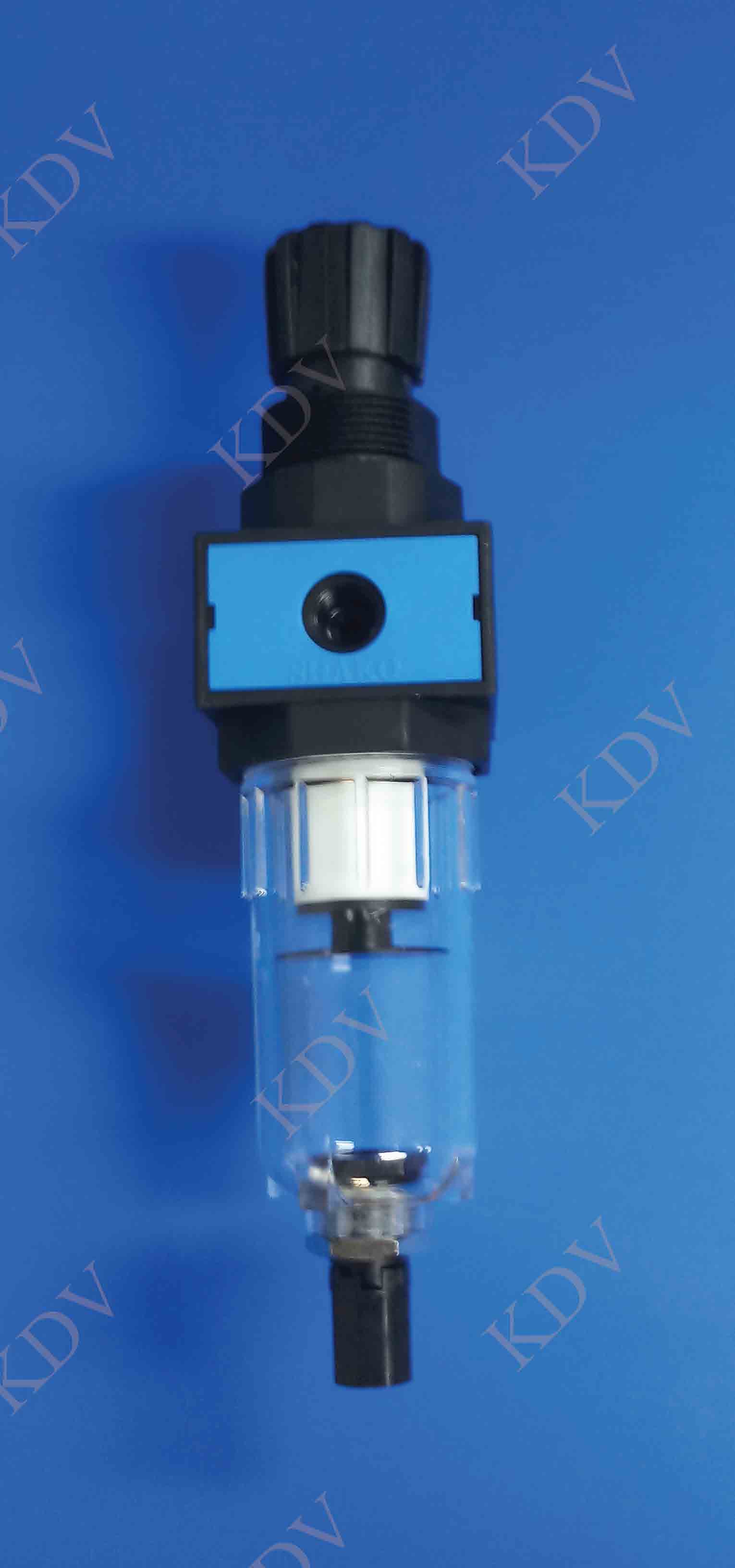 ชุดกรองลมดักน้ำ/แอร์ฟิลเตอร์ เรกูเลเตอร์ ขนาดเล็ก 1/4" , Miniature Air Fillter Regulator Semi Drain Miniature 1/4"