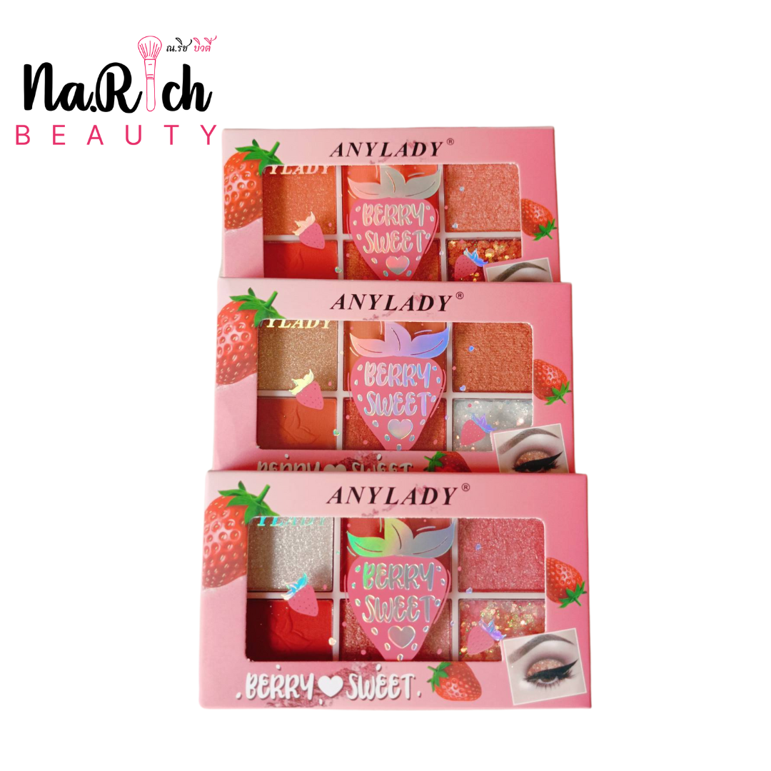 ANYLADY Berry Sweet Eyeshadow Palette 12 g.