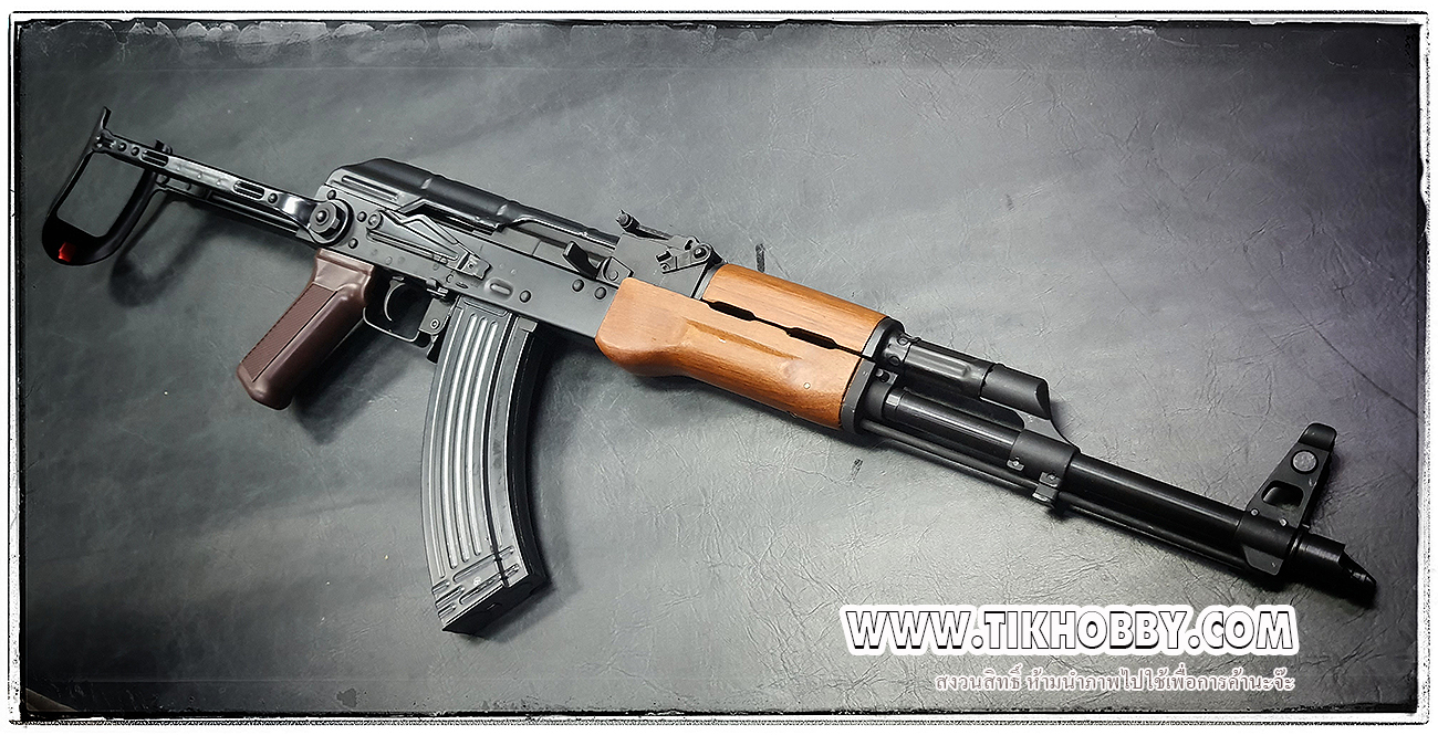 ปืนอัดลม ระบบไฟฟ้า AK EL-A 113S Essential AK-47KMS ท้ายพับ