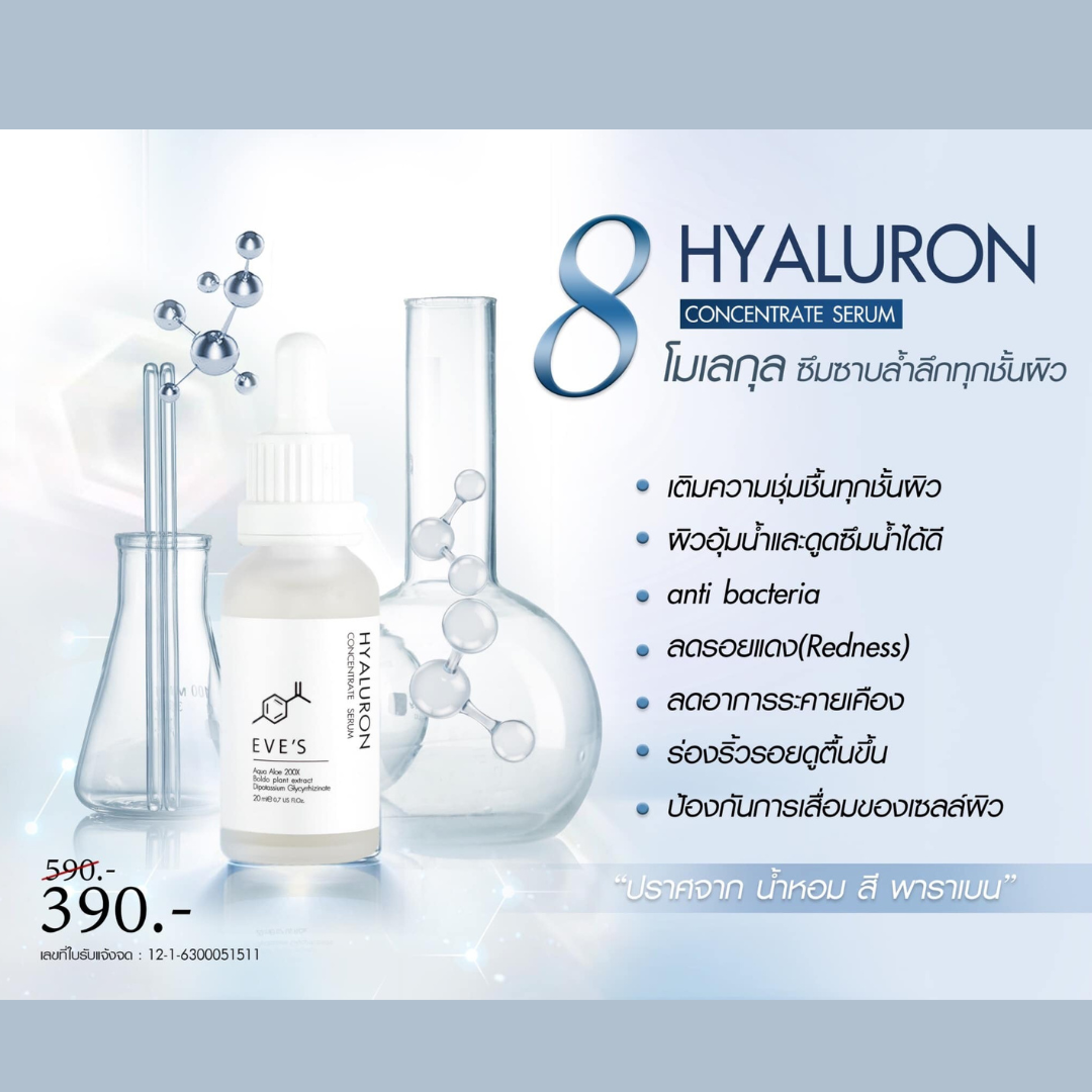 EVE'S Hyaluron Concentrate Serum 20 ml.