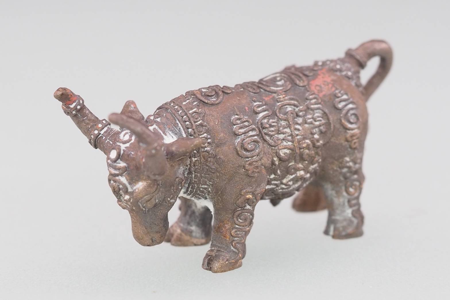 มหิงสาโภคทรัพย์ เนื้อสำริดโบราณ หลวงพ่อสนั่น สุนันโท วัดกลางราชครูธาราม อ.วิเศษชัยชาญ จ.อ่างทอง