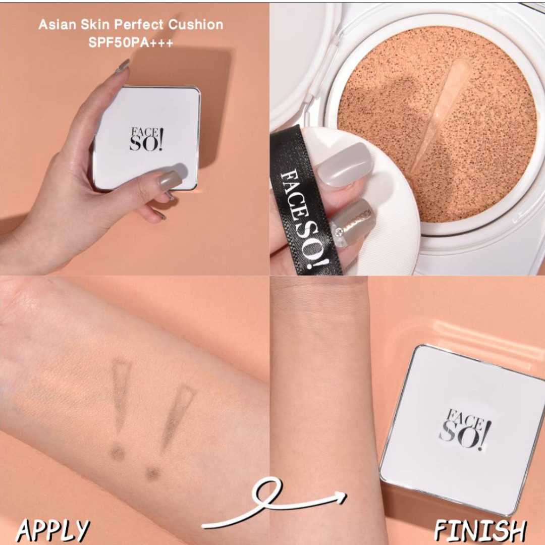 FACE SO! Assian Skin Perfect Cushion SPF50 PA+++