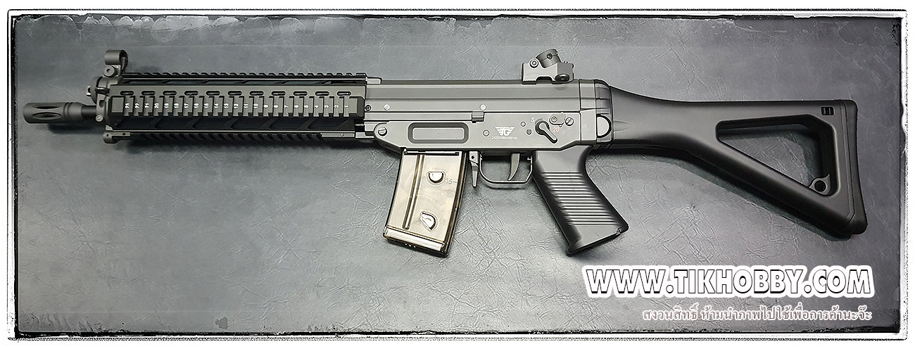 ปืนอัดลมไฟฟ้า Sig551 จาก Jg (จินกง) (jg081BL-II) Blowback