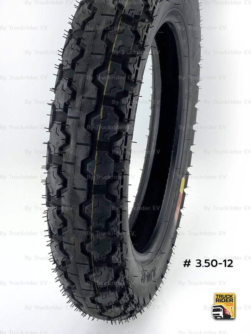 ยางนอก ล้อหน้า ขนาด 3.50-12 นิ้ว