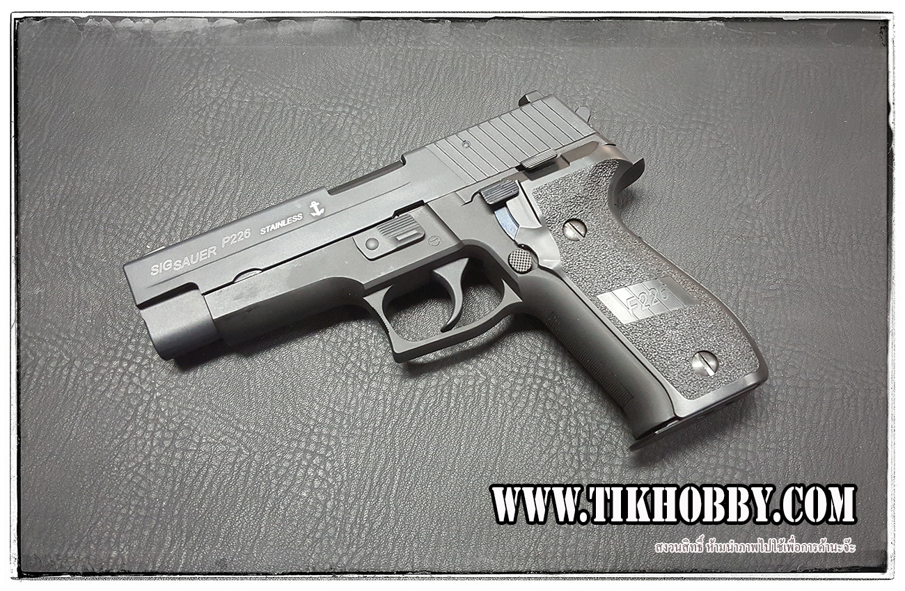 ปืนระบบแก๊สรุ่น SIG226 Type B ของ WE สไลด์เหล็ก