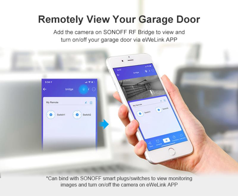 SONOFF GK-200MP2-B กล้องวงจรปิด 1080P (ใช้กับแอพ eWeLink)