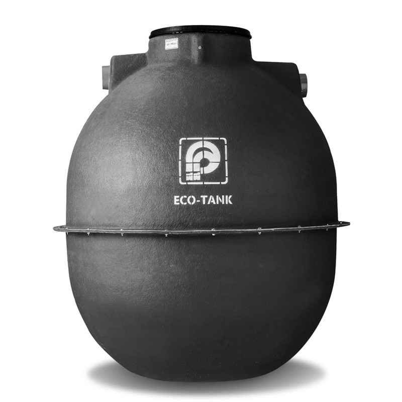 ถังบำบัดน้ำเสีย PP ECOTANK ขนาด 850 ลิตร ชนิดฝังดิน PP