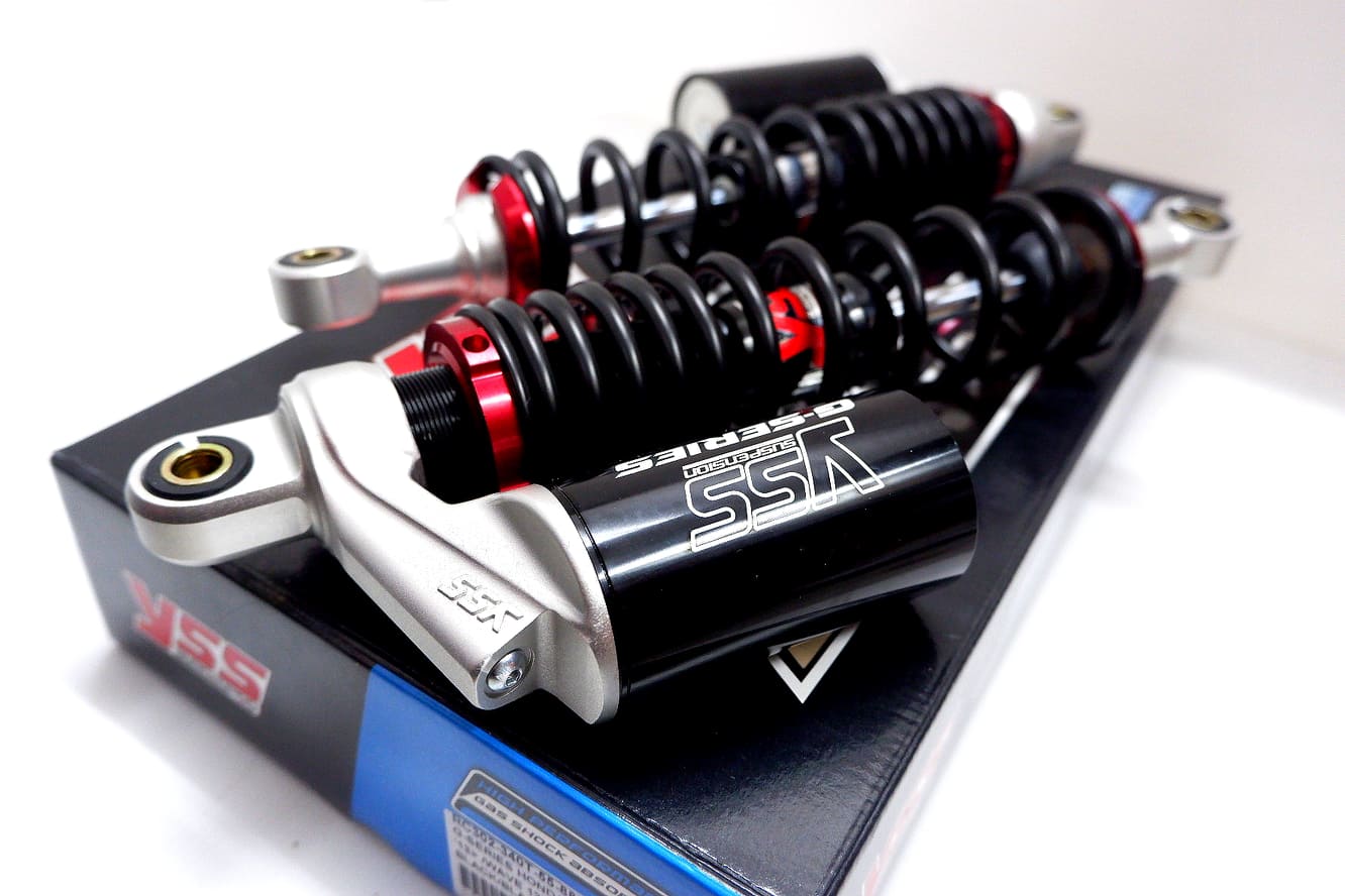โช๊คyssแท้ (แก๊สแท้) G series โช๊คสปริงดำ กระปุกดำ สำหรับ PCX ยาว 310cm