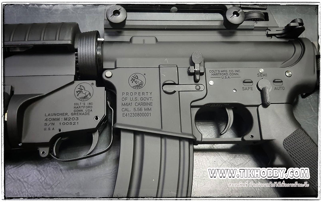 ปืนไฟฟ้า จาก E&C รุ่น 701S4 CyberGun หรือ M4A1+M203
