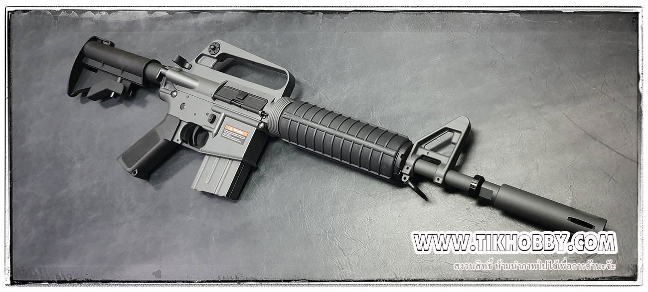 E&C 325 S4 งานCyber Gun ปืนอัดลมไฟฟ้า M733 Commando ที่สายเวียดนามควรจะเก็บ