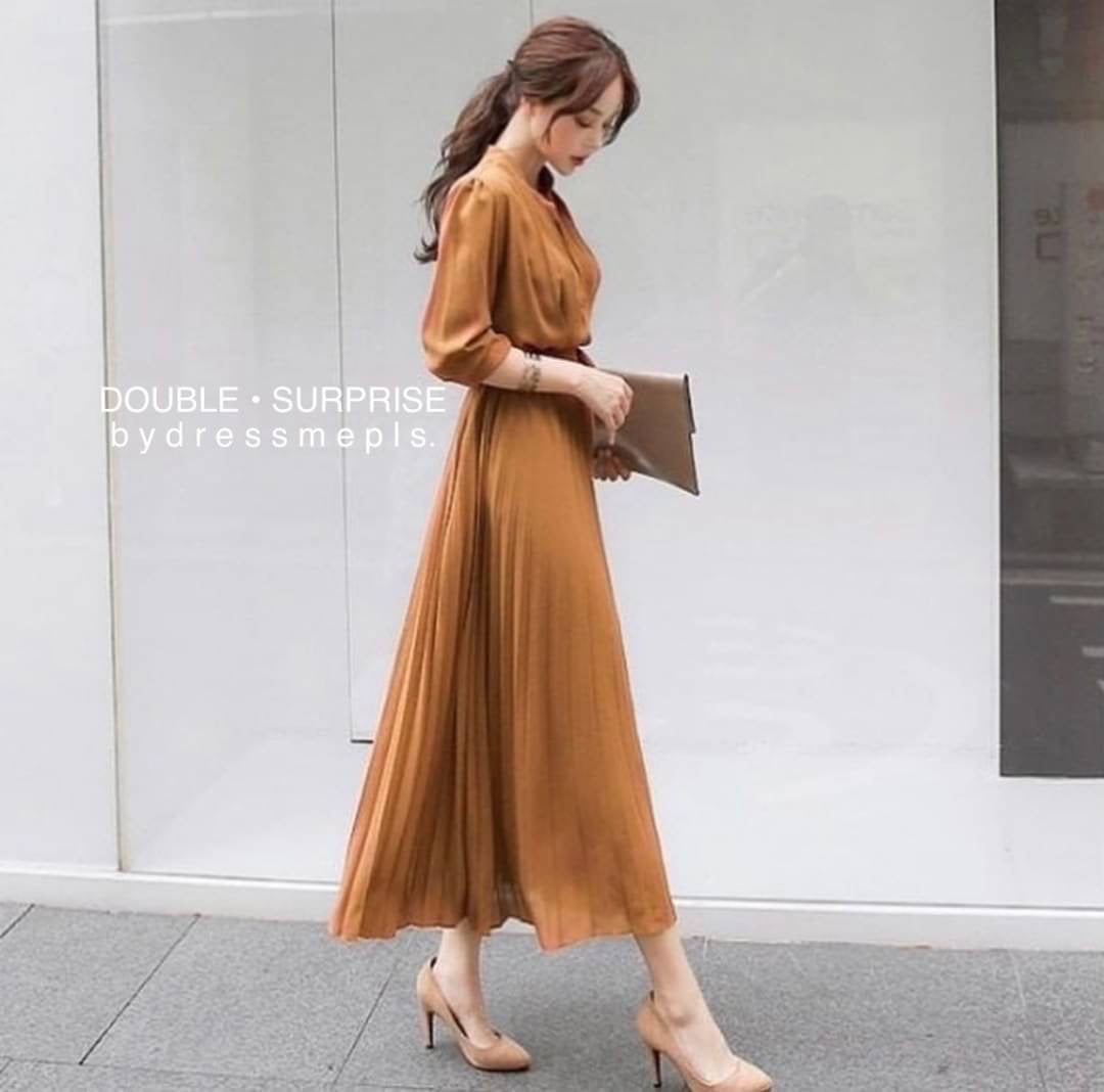 ชุดดำ เดรสสีดำMAXI DRESS แขนยาว เรียบๆแต่ดูดี