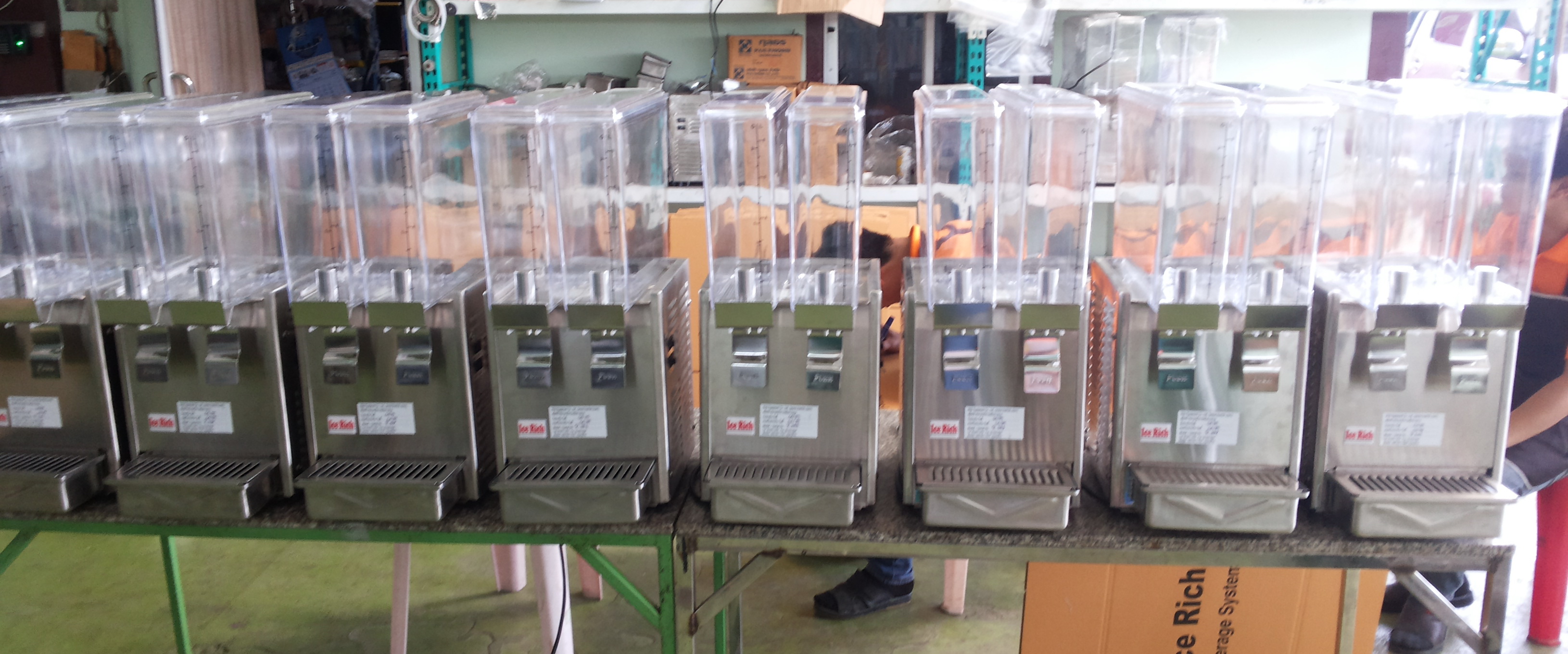 เครื่องกดน้ำหวาน 2 โถเล็ก model.R-209 ความจุ 9 ลิตร/โถ