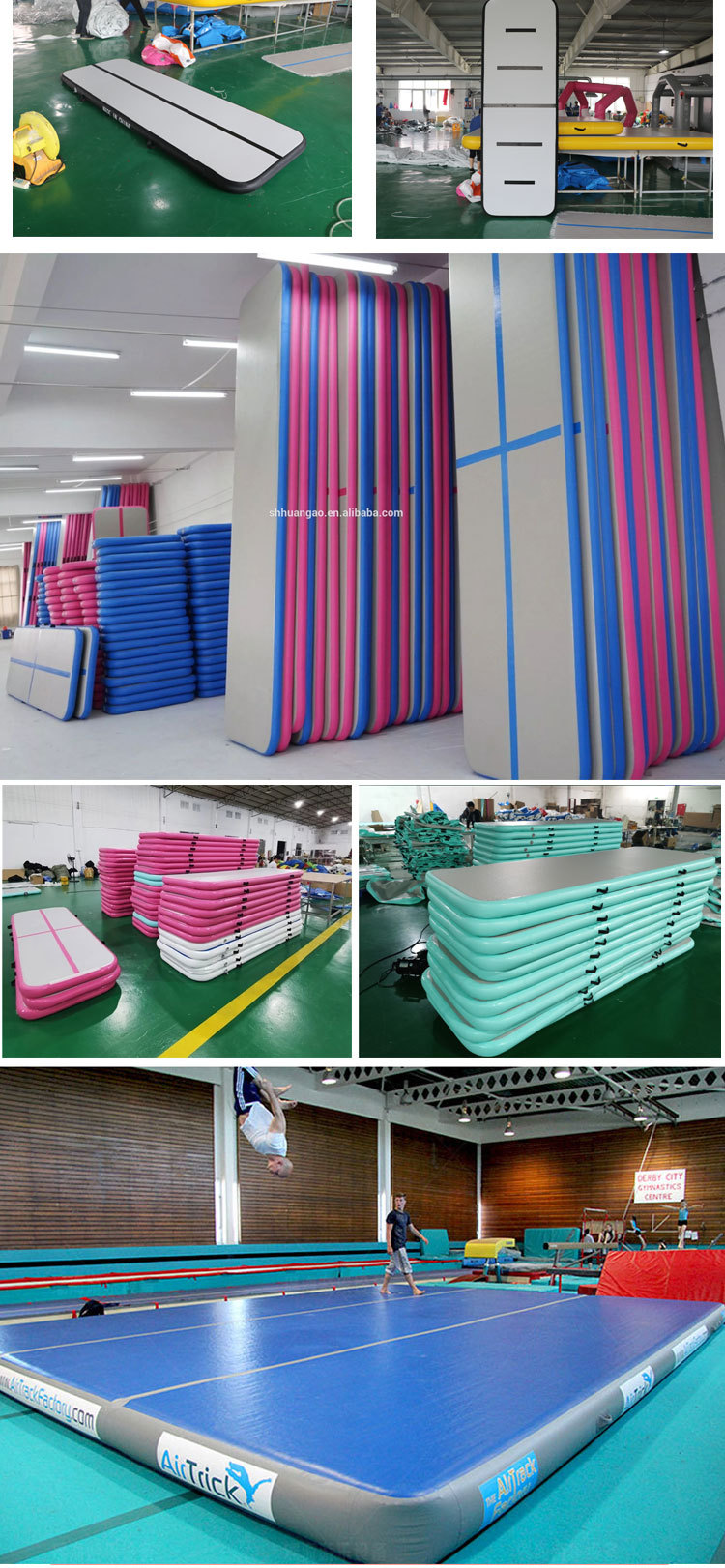 เบาะเทควันโด Taekwondo ขนาด กว้าง 1 เมตร ยาว 3 เมตร หนา 10 cm [gimnastics gymnast tumbled mat air floor rhythmic gymnastics mats Tumbling inflatable air track]