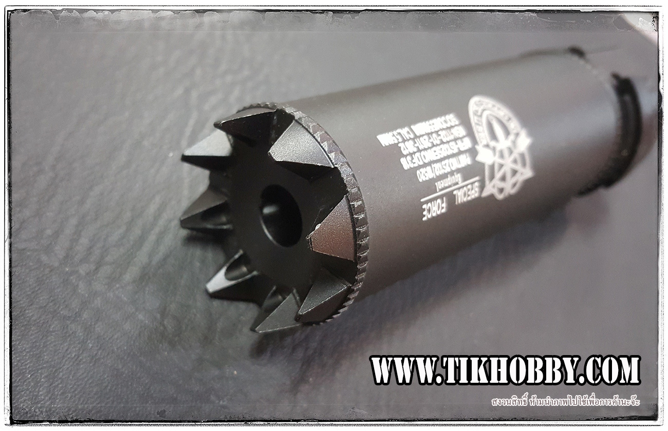 ไซเรนเซอร์ หรือท่อเก็บเสียงขนาด 5" ใช้กับปืนยาว (+ปลอกลดแสง)