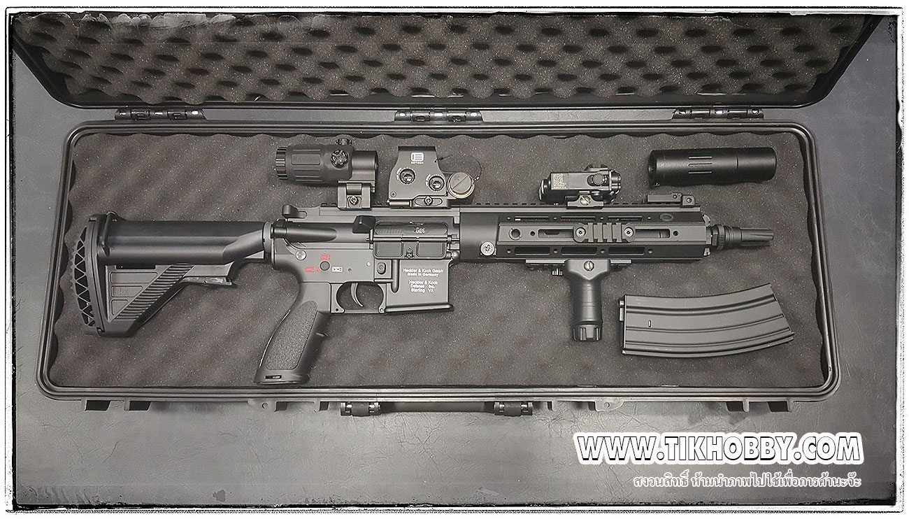 กระเป๋าปืนแบบพลาสติกแข็งสีดำ Hard Case แข็งแรง ทนทานมาก สำหรับปืนความยาว M4