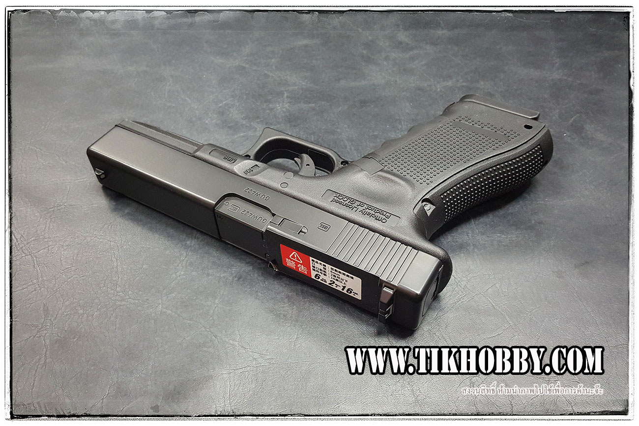 ปืนอัดลม (ปืนระบบแก๊สCo2) รุ่น Glock 22 ของ Umarex ไม่โบลว์แบ็ค มาร์คกิ้งครบลิขสิทธิ์ Glock