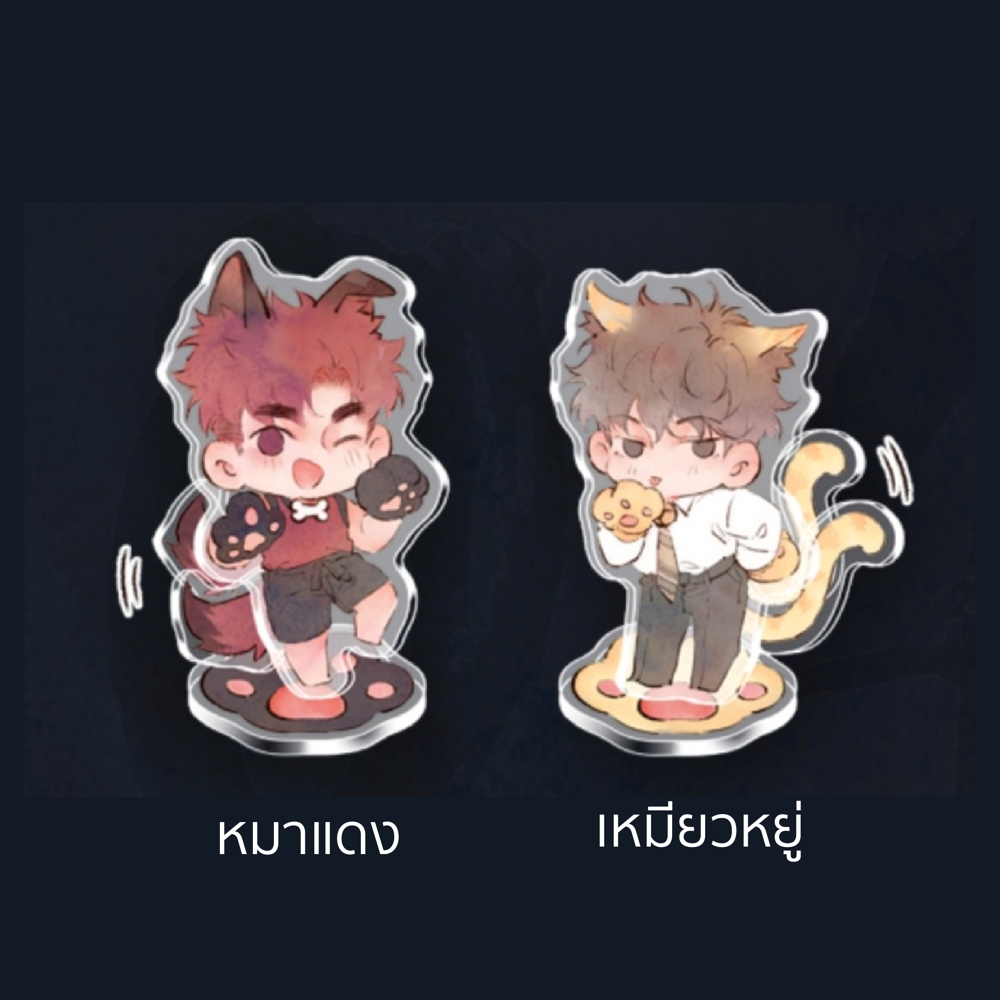 แสตนดี้ขยับหางหมาแดงเหมียวหยู่