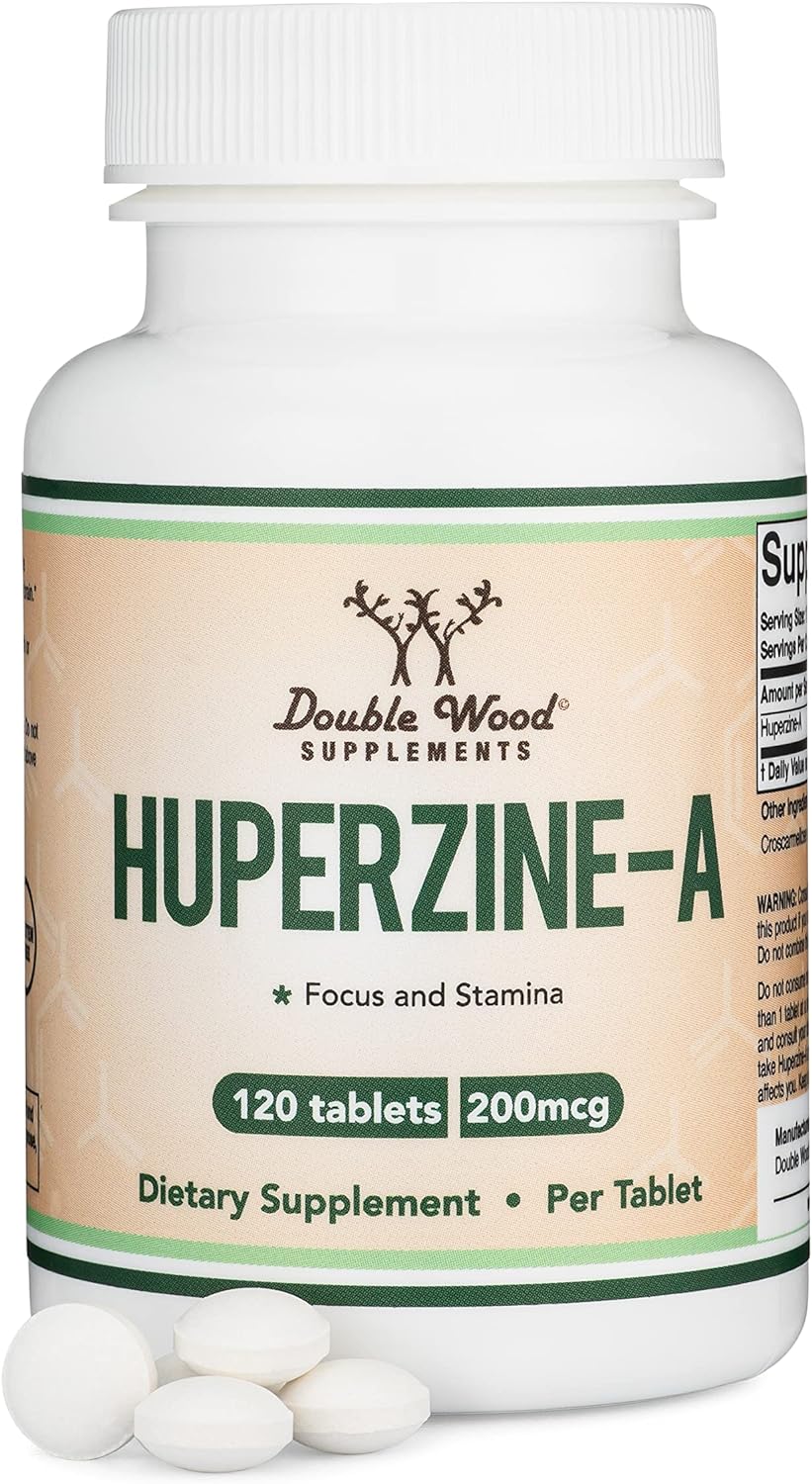 Double Wood Huperzine A 200 mcg 120 caps