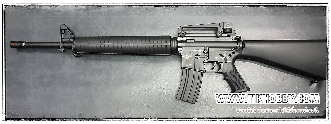 M16A3 (รุ่นถูก) ระบบไฟฟ้าบอดี้พลาสติก จาก Double Bell DB084A (ไม่รวมแบต)