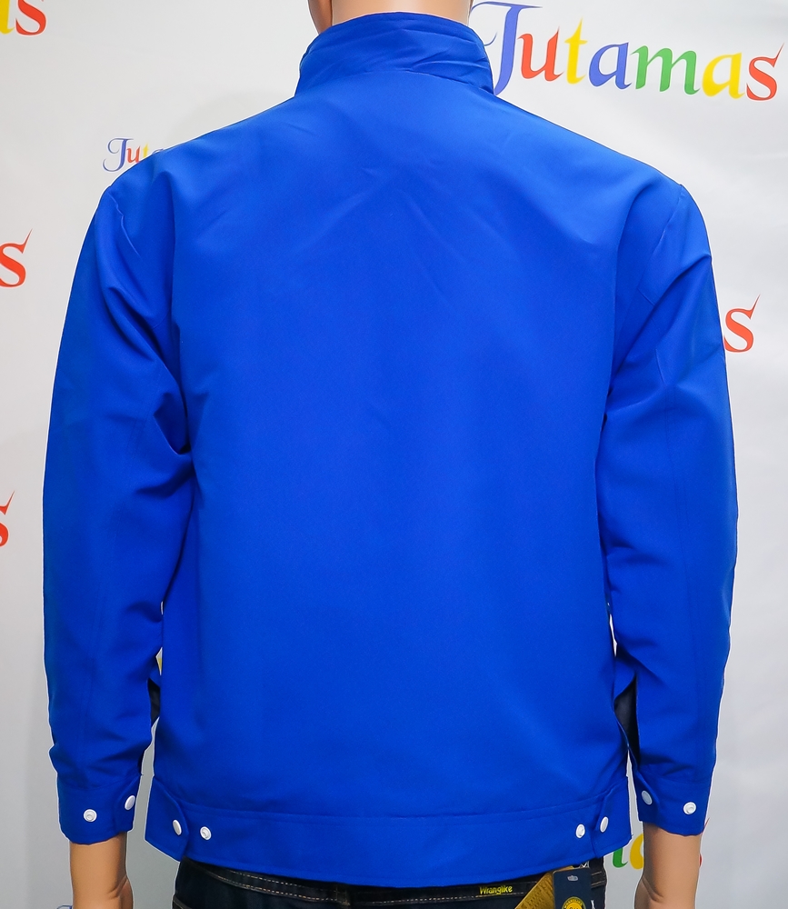 Casual Jacket เสื้อแจ็คเก็ตลำลองสีน้ำเงินสไตล์สปอร์ต