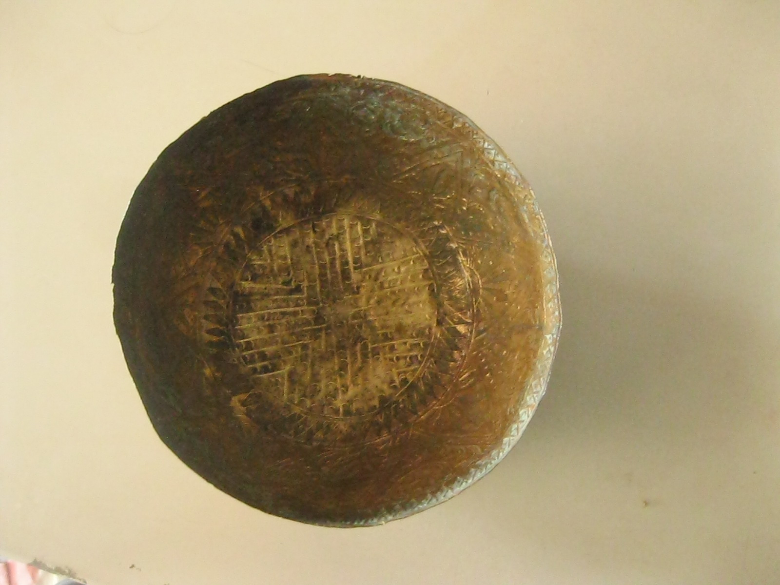 ขันทองเหลือง ลายไทย (4132)