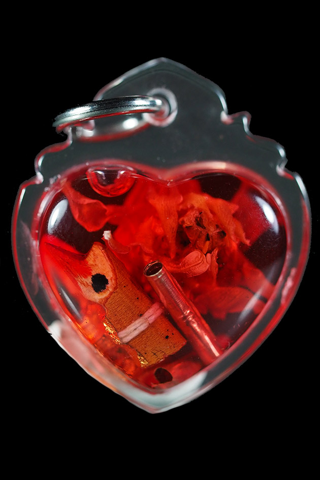 สาริกาเลี่ยมน้ำมัน นะ เมตตาจิต อาจารย์ประคอง รุ่นเจริญ